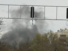 Голям пожар в северната част на Пловдив!