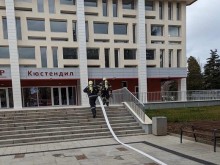 Пожаро-тактическо учение в кюстендилския театър
