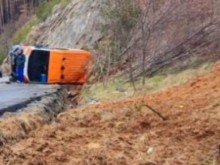Линейка катастрофира на пътя Банско - Симитли