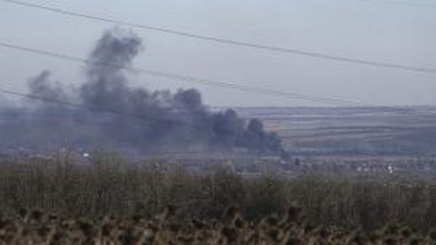 Ожесточените боеве за контрола на източния украински град Бахмут продължават.В сутрешната си