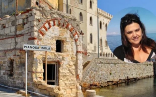 Джулия Манка пътува до Пианоза бивш италиански затворнически остров в
