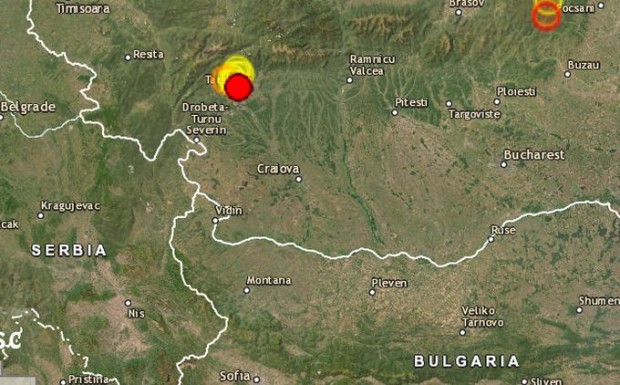 От последните минути: 4.8 по Рихтер близо до България
