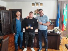Кметът на Димитровград посрещна у дома европейския шампион Георги Иванов