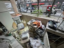 Появиха се снимки от самата тераса, където е станал взривът