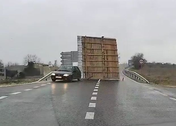Шофьор сподели плашещи кадри, заснети с видеорегистратора му, видя Sofia24.bg.
