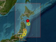Много силно земетресение в Япония