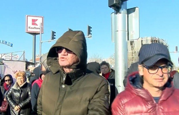 Протест затвори пътна артерия в Пловдив