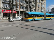 Тролей потроши коли пред Александровска болница