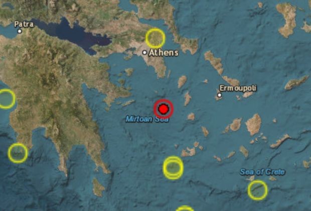 Земетресение от 4 8 по Рихтер разтърси Гърция Това съобщават от