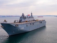 Във ВМС на Турция влезе на въоръжение първият десантен кораб местно производство
