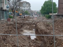 Апокалиптична картина в Южен, новият участък на "Даме Груев" под вода