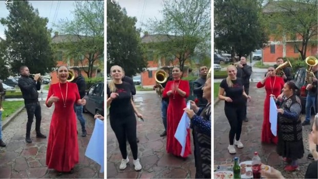 Софи Маринова върти кръшни танци на годежа на Лоренцо