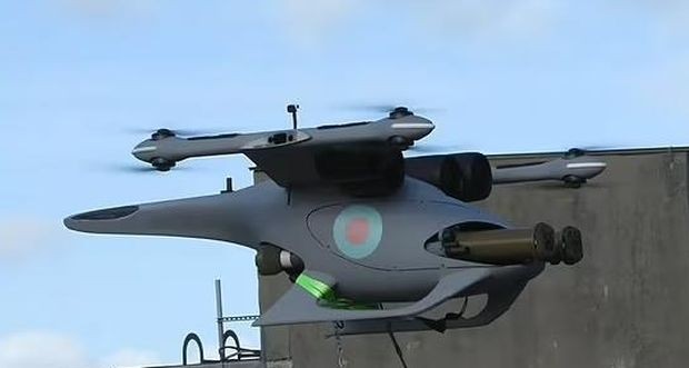 RAF разработва безпилотен минихеликоптер наречен Jackal способен да изстрелва управляеми