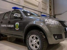Автомобил на "Гранична полиция" се запали на автомагистрала "Тракия"