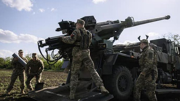 Самоходните оръдия Caesar от Дания пристигнаха в Украйна