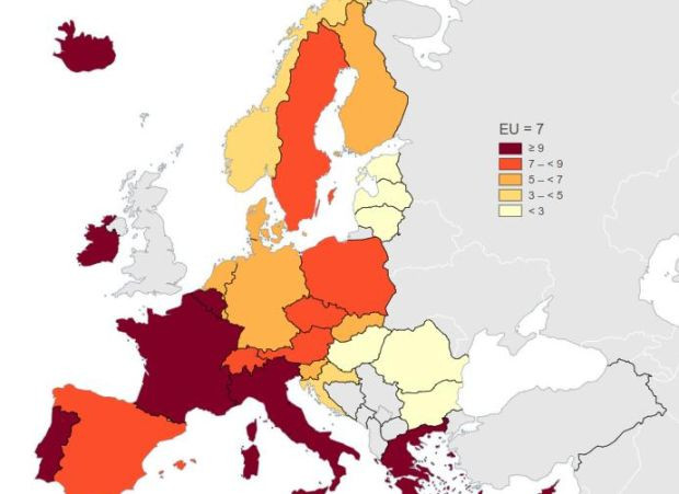 Работници в ЕС: 7% са работили дълги часове през 2022 г., в България под 1%