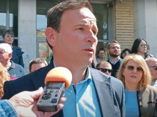 Протест в подкрепа на главния прокурор Иван Гешев се проведе в Благоевград