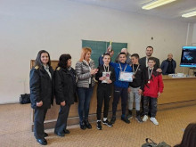 Зам.-кметът Марин Захариев награди победителите в състезанието за защита при бедствия