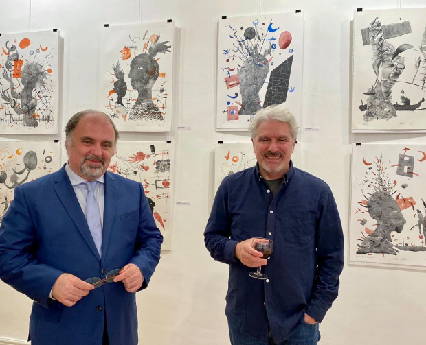 Министър Тодоров откри изложбата на Чавдар Гюзелев в Лондон