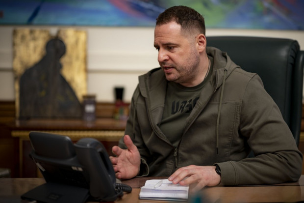 Ермак е обсъдил военната помощ за Украйна със съветника на Джо Байдън
