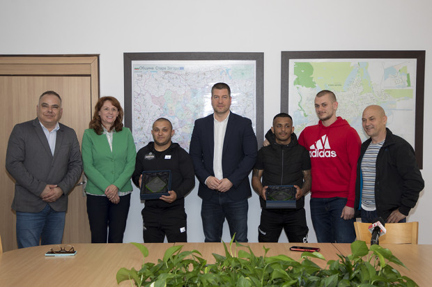 Кметът Живко Тодоров поздрави старозагорски спортисти за успехите им