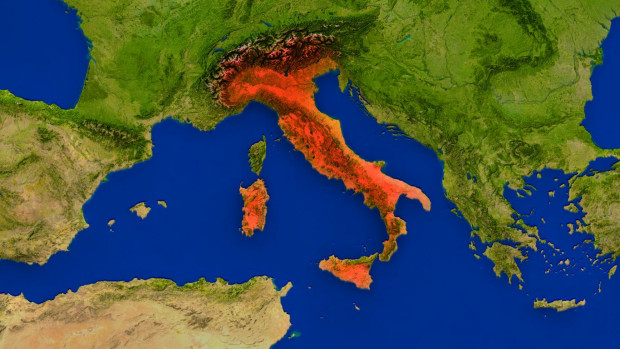 Територията на Италия се е скъсила с един метър Емблематичният