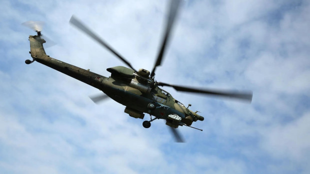 Военен хеликоптер Ми-28 се разби в Крим
