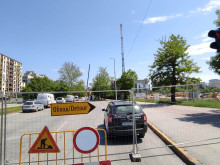 Затвориха част от булевард в Пловдив заради строежа на нов огромен жилищен комплекс
