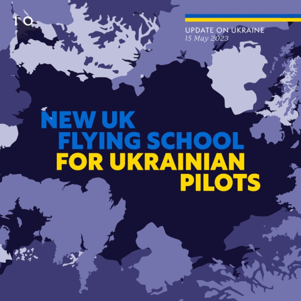 Великобритания открива нов център за обучение на украински военни пилоти