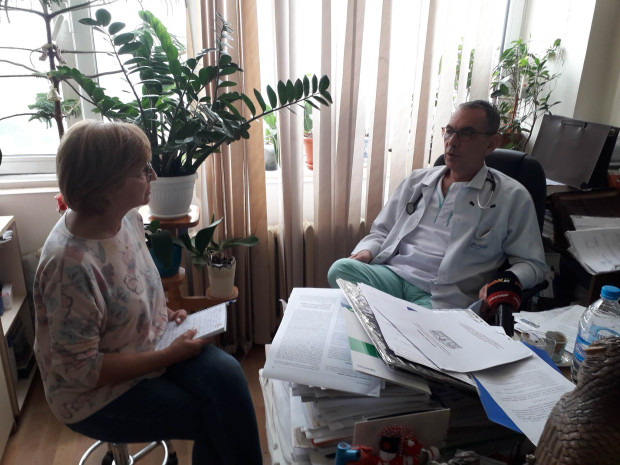 Интервю на Фокус с проф Федя Николов началник на кардиологична