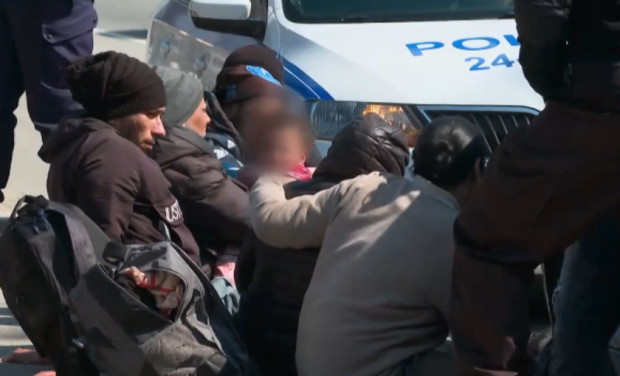 TD Гонка в Бургас с мигранти превозвани в джип с благоевградска