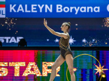 Калейн е трета на обръч на Европейското по художествена гимнастика