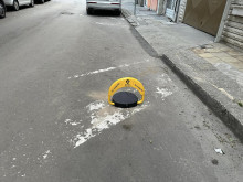 Само с такова "нещо" не бяха ограничавали паркирането в Пловдив