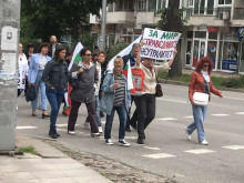Поход на мира блокира движението в Благоевград