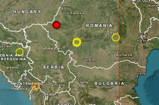 Земетресение с магнитуд 4 4 по Рихтер разлюля Румъния тази вечер