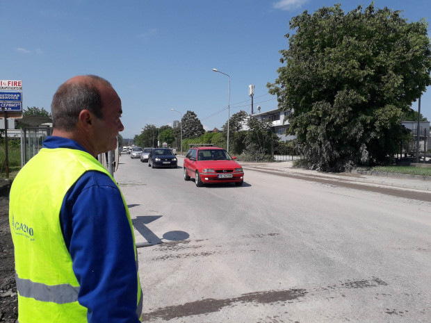 TD Първа копка на ремонта и рехабилитацията на Рогошко шосе в