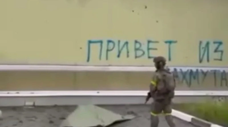 Появи се видео от завладяно руско ГКПП на границата с Украйна