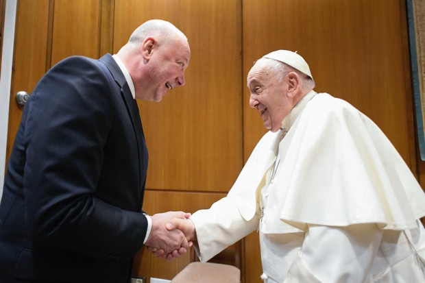 Председателят на 49 ото НС бе приет на аудиенция при папа