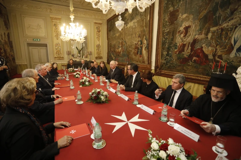 Росен Желязков се срещна с държавния глава на Суверенния малтийски орден фра Джон Дънлап