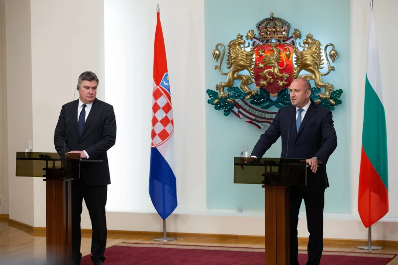 Радев: България и Хърватия споделят обща отговорност за развитието на региона
