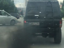 Вижте какво "чудо" избълва този джип в Пловдив