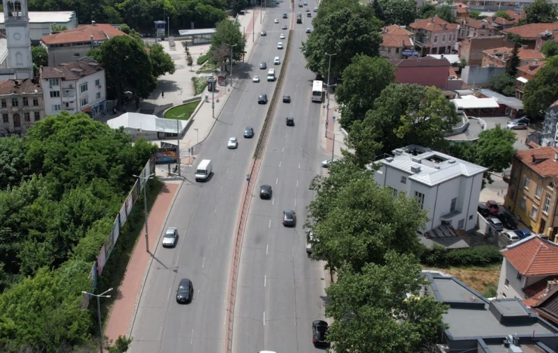 Дрон засне резила на десетки шофьори в Пловдив навръх 2 юни