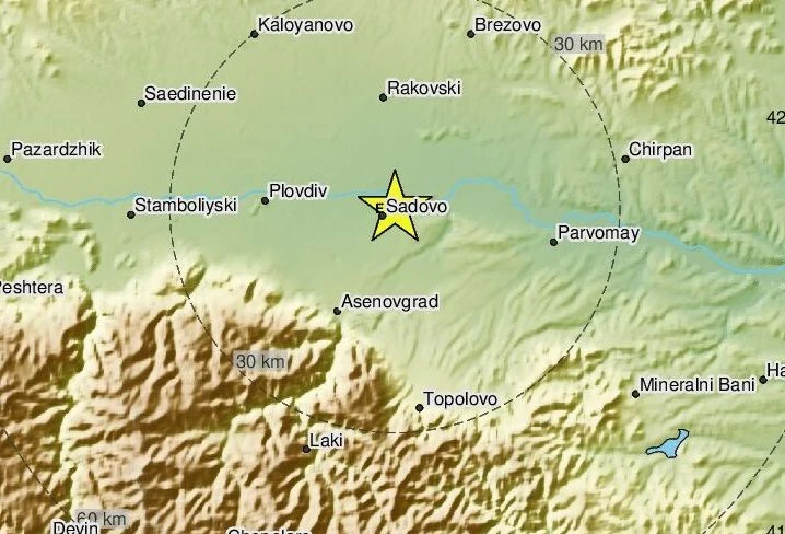 Ново земетресение бе усетено в Пловдив