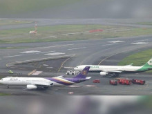 Два самолета са се ударили на пътека за рулиране на летище Ханеда в Токио