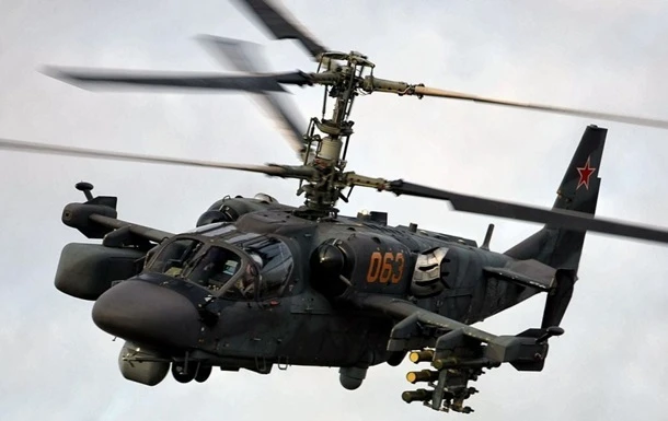 Хеликоптери Ка-52 са ударили колона от бронирани машини на ВСУ западно производство
