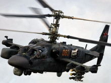 Хеликоптери Ка-52 са ударили колона от бронирани машини на ВСУ западно производство