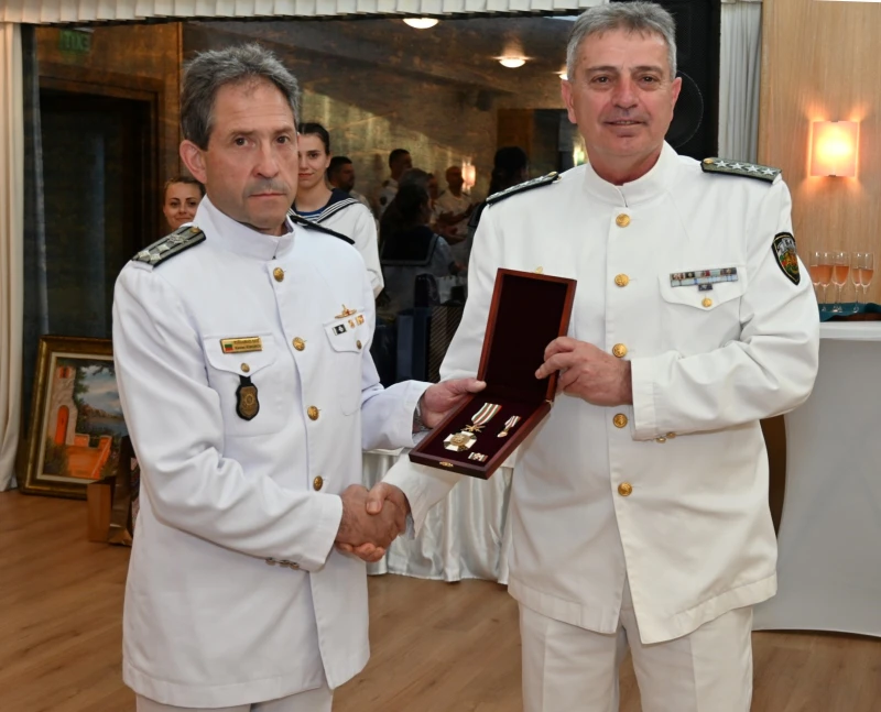 Щабът на Военноморските сили изпрати в запаса капитан I ранг Камен Кукуров