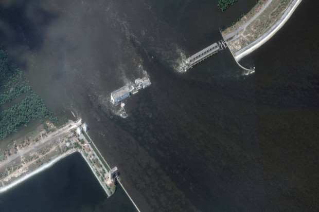 Замърсяването на Черно море след взривявано на язовир Нова Каховка