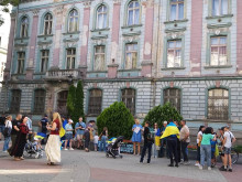 Протестното шествие събра украинци и българи в Пловдив