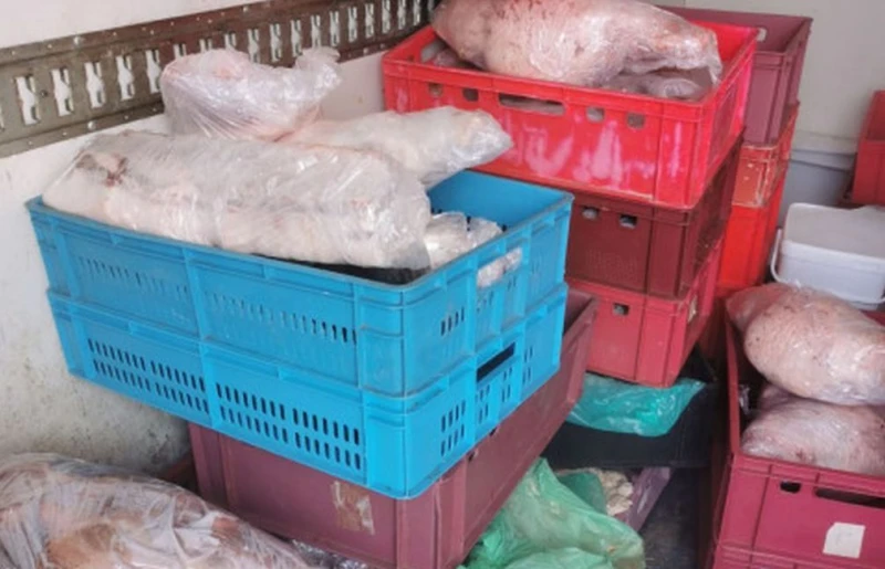 Иззеха 1 000 килограма месо и месни продукти във Варненско след спецакция